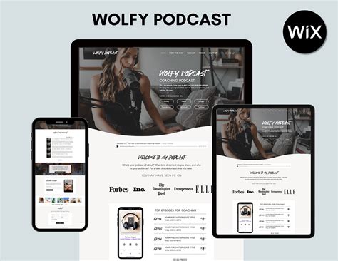 Wix Podcast Template